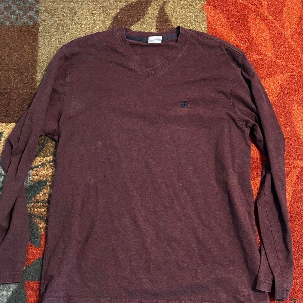 Brooks-brothers Men's Burgundy and Brown Shirt